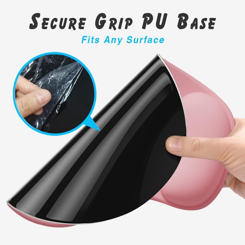 DemonChest Office Mousepad with Gel Wrist Support - Ergonomic Gaming Desktop Mouse Pad Wrist Rest - Design Gamepad Mat Rubber Base for Laptop Computer -Silicone Non-Slip Special-Textured Surface (03Black) - Image 5